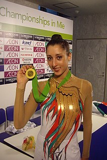 Elisa Blanchi Italian rhythmic gymnast