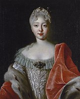 Elizaveta Petrovna by L.Cravaque (1720s, Hermitage)