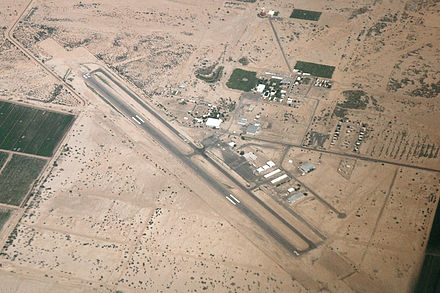 Eloy Municipal Airport, home to the world's largest skydive dropzone