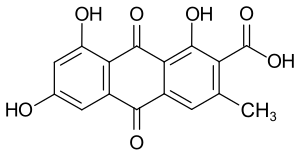 Structural formula of endocrocin