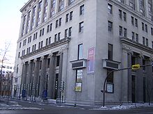 The Arts Commons is a multi-venue arts centre in Downtown Calgary. Epcor Centre 5.jpg