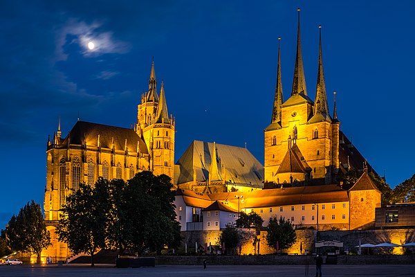 Image: Erfurt, Dom und Severikirche