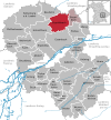 Lage der Gemeinde Ergoldsbach im Landkreis Landshut