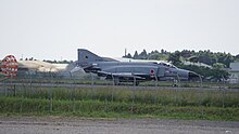 F-4EJ Kai of 301 Sqn landing at Ibaraki Airport (2017)