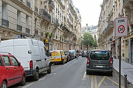 A Rue du Lunain cikk illusztráló képe