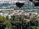 Finestrelles - Esplugues, des de la carretera de les Aigües.