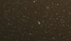 Анимация яркого метеора (-3 зв. вел.) со следом из потока Геминид, снятый 9 декабря 2010 года в САО РАН