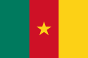 Vertical tricolor (green, red, yellow) with a five-pointed gold star in the center of the red