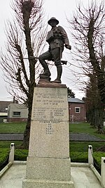 Flers (Somme), monument til den 41. britiske division 2.jpg