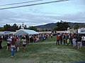 Food stands for the Mormon Miracle Pageant crowds in Manti, Utah, Jun 16.jpg