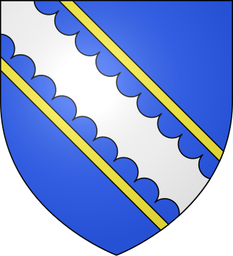 Escutcheon of the Fortescue baronets of Fallapit Fortescue arms.svg