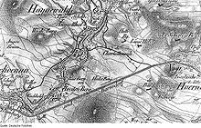 Karte von Oberreit mit südl. Teil von Hainewalde um 1845