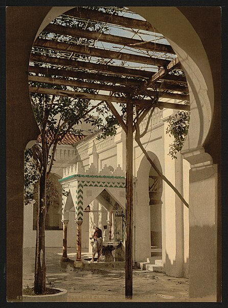 File:Fountain in Mosque of El Kebir, Algiers, Algeria-LCCN2001697817.jpg