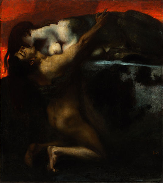 File:Franz von Stuck - The Kiss of the Sphinx - Google Art Project.jpg