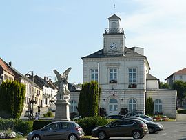 Het gemeentehuis van Fruges