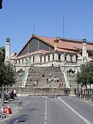 L'escalier monumental de la gare de Marseille-Saint-Charles.