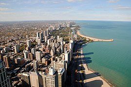 Plaża Oak Street w Chicago.