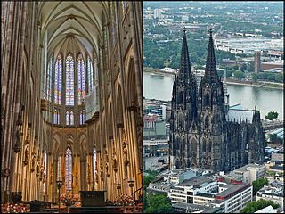 קתדרלת קלן - אדריכלות גותית / Rayonnant / התחייה הגותית Gothic