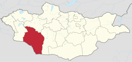 Provincia del Gov’-Altaj – Localizzazione