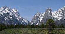 Grand Teton, Wyoming, États-Unis, 4 197 m.