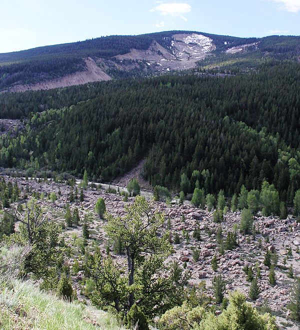 Gros Ventre landslide