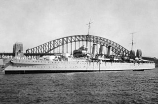 HMS <i>Dorsetshire</i> (40) Heavy cruiser of the Royal Navy