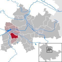 Haßleben - Carte