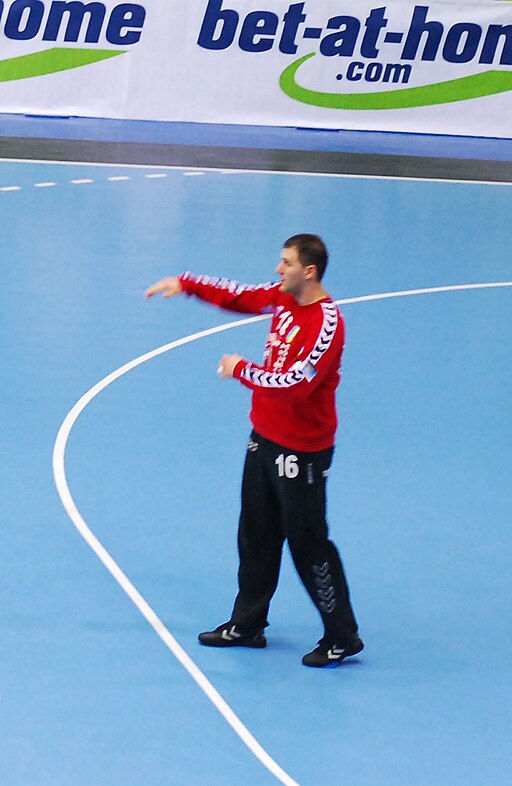 Handball keeper Mihai Popescu