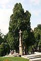 Havířov, Bludovice, kříž na hřbitově u kostela sv. Markéty (8).JPG
