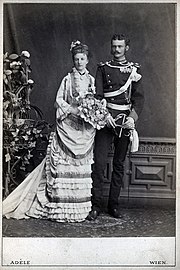 Max Emánuel és felesége, Amália hercegnő, 1875