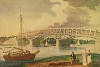 High Street Bridge , before the bridge was covered. William Birch, 1805..jpg