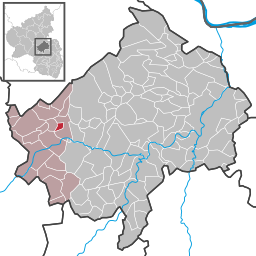 Läget för Horbach i Landkreis Bad Kreuznach