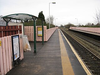 <span class="mw-page-title-main">Humphrey Park railway station</span> Railway station in Greater Manchester, England