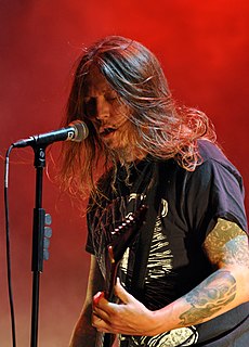 Peter Tägtgren multi-talented musician in death metal; producer