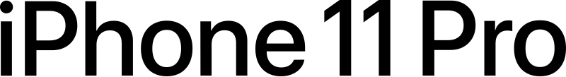 File:IPhone 11 Pro wordmark.svg