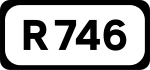 Straßenschild R746}}