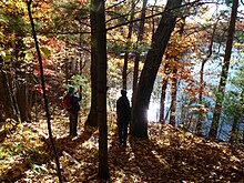 October view of Picnic Lake from the Ice Age Trail west of Cornell Ice Age Trail Picnic Lake.jpg