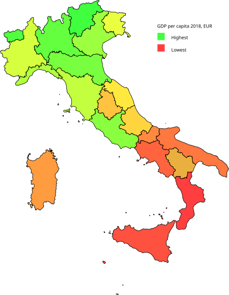 File:Italy, provinces by GDP.svg