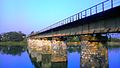 位于漓江之上的桂海铁路铁路桥