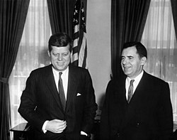 ジョン・F・ケネディ米国大統領と(1962年)