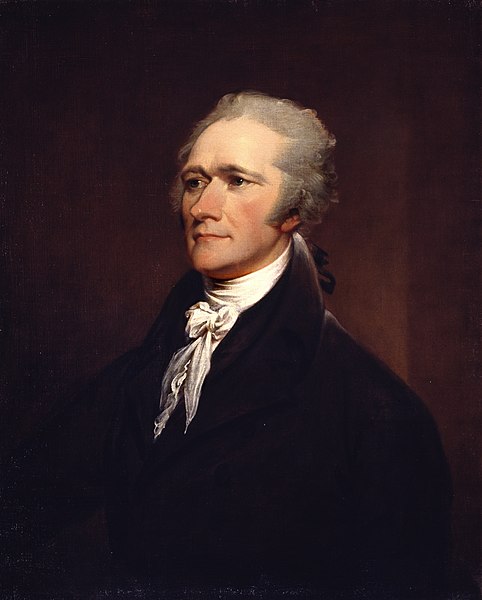 Posthumous portrait by John Trumbull, 1806, from a life bust by Giuseppe Ceracchi, 1794