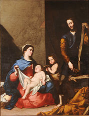 The Holy Family, 1639. Museum of Santa Cruz, Toledo.