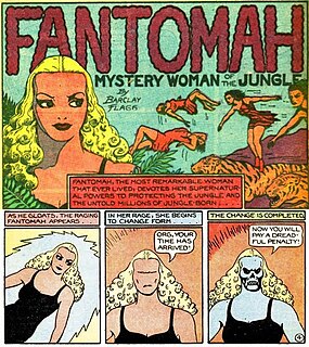 <span class="mw-page-title-main">Fantomah</span> American comic book superheroine