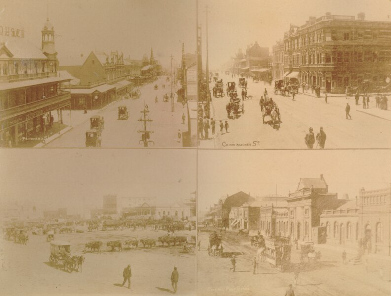 File:KITLV - 89924 - Four photographs of streets, presumably in Pretoria - before 1880.tiff