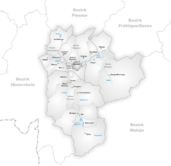 Kaart van de gemeente