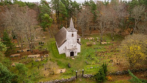 Kassari Chapel & Chapelyard