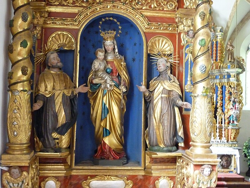 File:Kirche Pleif Figuren Rosenkranzaltar.jpg