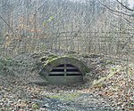 Mouth hole railway tunnel