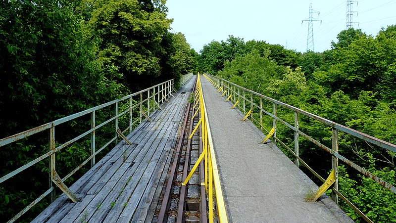 File:Koronowo - widok z mostu kolei wąskotorowej. - panoramio (1).jpg