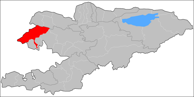 Карта джалал абадской области